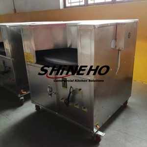 Gaz Rotatif Pita Arabe <span class=keywords><strong>Torilla</strong></span> Roti Pain Pressage Cuisson Crêpe Chapati Faisant Four Boulangerie Pain Machine - Product Image 3