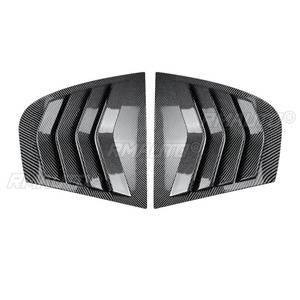 For BMW 3 Series E90 320i 330i M3 2005-2011 Styling Kits Car Side Rear <b>Window</b> Louver Shutter <b>Cover</b> Rear Quarter Panel <b>Window</b> - Product Image 5
