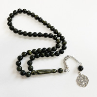 PFT SA3-51G1-D Resin Akrilik & Lucite Islami Desain Timur Tengah Arab Gelang Rosario Religius Pesta Misbaha