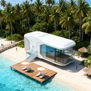 <span class=keywords><strong>Casa</strong></span> Móvil, Cápsula Espacial, <span class=keywords><strong>Casa</strong></span> Cápsula, Casas Modulares, Contenedor Marítimo, Diseño de Cafetería, <span class=keywords><strong>Casa</strong></span> de Lujo Estilo Resort - Product Image 3