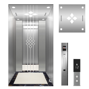 Ascensor Moderno para Viviendas <span class=keywords><strong>de</strong></span> 4 Pisos con Motor <span class=keywords><strong>de</strong></span> Tracción sin Engranajes VVVF, Capacidad <span class=keywords><strong>de</strong></span> 400 kg, Acero Inoxidable, para 4-13 Personas - Product Image 6