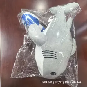 Vente flash : Peluche mignonne de requin et d'éléphant en forme de bâton, jouet en peluche, 11-50 cm, rembourrage en coton PP - Product Image 6