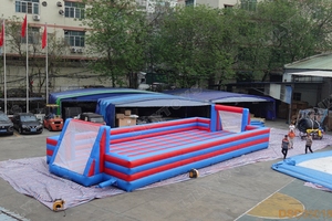 Pista de <span class=keywords><strong>campo</strong></span> de fútbol inflable para niños y adultos, juegos deportivos en el suelo - Product Image 2