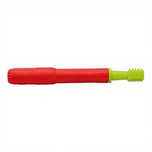 V Pen Red and <b>Green</b> Oral Motor Therapy Tool Textured Sensory Chew <b>Stick</b> for Speech Regulation - Product Image 1