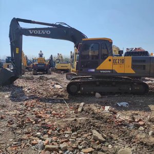 รถขุดมือสองคุณภาพสูง 21 ตัน Volvo EC210D รถขุดตีนตะขาบ ขายดี รถขุดมือสอง Volvo EC210 เครื่องจักรก่อสร้าง - Product Image 3