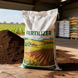Sac en polypropylène tissé robuste pour pesticides et engrais avec couche intérieure laminée, sacs d'emballage en polypropylène de 20 kg, 30 kg, 50 kg - Product Image 1