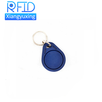 T5577/EM4305 porte-clés de contrôle d'accès époxy anneaux porte-clés RFID de haute qualité porte-clés RFID porte-clés ID jeton porte-clés