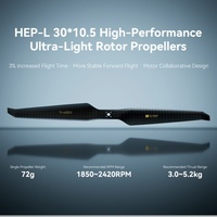 Hélice T-MOTOR HEP-L 30*10.5 pour drone de relevé et cartographie professionnel, capacité de levage lourde 28 kg, poussée 28 kg, pour multicoptère UAV 30 pouces