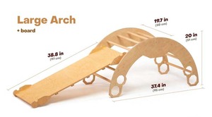 Montessori 2-năm-tuổi biến đổi leo núi Tam giác thiết lập bằng gỗ trong nhà sân chơi nhà phòng tập thể dục trẻ em phòng ngủ ăn uống bằng gỗ bé phòng tập thể dục - Product Image 2