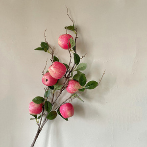Chất Lượng Cao Nhân Tạo Bó Hoa Mô Phỏng Táo Với Lá Nhân Tạo Trái Cây Chi Nhánh Đối Với Trang Chủ Vườn Trang Trí - Product Image 5