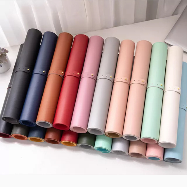 Wholesale Custom Computer Leather Desk Mat Large Waterproof Leather Mouse Pad Office XXL Mouse Desk Mat