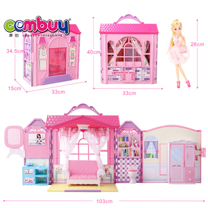 Dress up pretend gioca ragazze gioco villa casa di bambola del giocattolo del bambino - Product Image 5