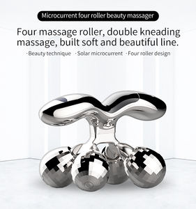 KKS Vente en gros Anti-âge Rides Beauté Corps <span class=keywords><strong>Visage</strong></span> Lifting 4D Microcourant Étanche Masseur Facial à Rouleau Solaire Raffermissant la Peau - Product Image 5