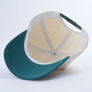 Custom Snap Back Hat Two Tone Color Bordado Logo Unstructured 5 Panel Gorras de béisbol - Product Image 3