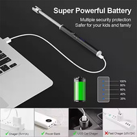 Vente chaude USB Rechargeable Électrique Plasma Briquet Coupe-Vent Sans Flamme USB Briquet avec Blister Carte Top Vente