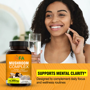 Complejo de Hongos OEM ODM 120000MG por Porción, Mejora la Energía, la Concentración, el Sistema Inmunológico, Apoyo Diario para la Claridad Mental y la Concentración - Product Image 3