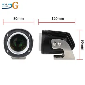 Đèn Lái Xe Laser LED 3 Inch 10W Đèn Sương Mù Laser 2Km Đèn Sương Mù Laser LED