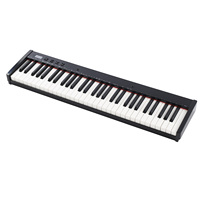 Electrical Piano 128 Keys 61 Key Tapes Digital Keyboard Connection Musical InstrumentBlack
