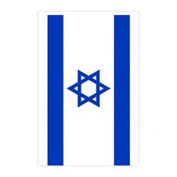 Vente en gros de guirlandes de drapeaux israéliens de 5,5 x 8 pouces pour la décoration intérieure et extérieure (20 pièces/ensemble)
