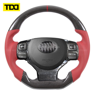 Volante de Fibra de Carbono Real TDD Compatible con Lexus IS ISF RC CT NX IS200t IS250 IS300 IS350 RC300 RC350 NX200 NX300 NX300H - Product Image 1