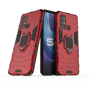 Magnetische Ringhouder Hoesje Voor Vivo Z6 5G Hoesje Schokbestendige Bumper Harde Achterkant Telefoonhoes Voor Vivo Z6 5G Fundas Vivo Z6 S6 5G Hoesje