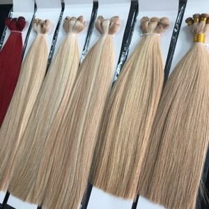 Jasmine hair 100% Luxury machine weft Remy Human Hair Weave Top Quality Machine Hair Weft Double Drawn Human Hair Extensions - Product Image 6