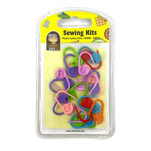 <span class=keywords><strong>ANA</strong></span> Mom Marcadores de puntada pequeños de plástico multicolor 20 PCS en tarjeta Blister - Product Image 1
