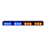 Luz estroboscópica de tráfico LED ámbar rojo azul para luces de tablero LED intermitentes de coche palo de luz LED de tráfico