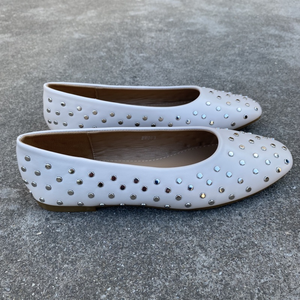 Women's <strong>Flat</strong> Shoes Fashionable Rivets Classic Causal <strong>Flats</strong> - Product Image 5