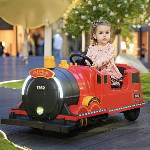 Nouveau design, <span class=keywords><strong>train</strong></span> électrique télécommandé pour enfants à deux places, moteur 12v540, <span class=keywords><strong>avec</strong></span> musique et lumières, <span class=keywords><strong>jouet</strong></span> à monter pour la maison et le terrain de jeux, <span class=keywords><strong>jouet</strong></span> 2026 - Product Image 2