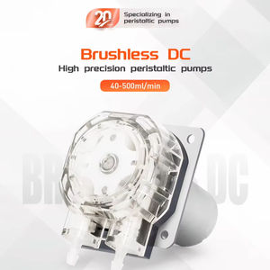 LEFOO Pompe péristaltique haute précision 24V Moteur DC sans balais 40-500 ml/min Système de dosage Remplissage de boissons de qualité <span class=keywords><strong>alimentaire</strong></span> - Product Image 2