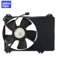 Moteur de ventilateur de radiateur ShengLing 17760-63J00 12V 100-200W Plastique + Cuivre Remplacement OEM pour Suzuki Swift 2005 Moteur Essence