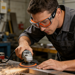 Lunettes de sécurité professionnelles Durston, verres transparents, protection enveloppante des yeux avec joint anti-poussière et sangle élastique pour bijoutiers et ateliers - Product Image 4