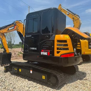 Miniexcavadora Sany 60C de Segunda Mano a Bajo Precio, Excavadora Hidráulica Usada, Maquinaria Usada Sany 60 75 95 35 - Product Image 2