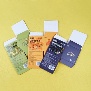 Boîte d'impression personnalisée vide thé café découpé à chaud estampage CMJN Tuck fin impression carton boîte de papier emballage - Product Image 4