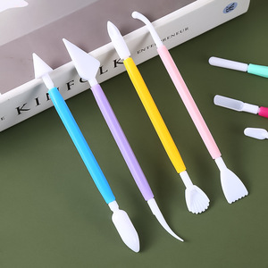 Yeni Gelen 8 Parça Oyma Kalemi Kesici Modelleme Seti Pasta Fondan Aletleri Pasta Süsleme Sanatı Tasarımı İçin - Product Image 4