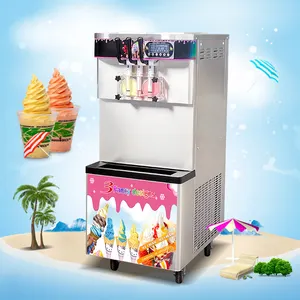 ETL NSF CE Rohs Certificato di Approvazione 3 Sapori Taylor Commerciale Automatico Distributore Automatico di Frozen Yogurt Macchina per Gelato Soft