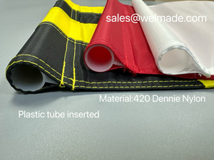 Bandera de <span class=keywords><strong>golf</strong></span> en blanco con inserto de tubo de plástico Banderas de agujero de <span class=keywords><strong>golf</strong></span> de nylon para imprimir logotipo bordado - Product Image 4