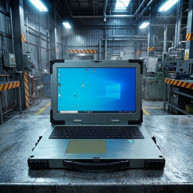 G9 Pro New Intel Heavy Duty Laptop 15.6" FHD Dual Battery 4200mAh Thunderbolt 4 Aviation Power Plug GPS 4G LTE Rugged PC
