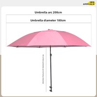 Support de parapluie métallique BTYP TC-05 pour camping-car, accessoires de voiture, pare-soleil, résistant à la pluie, pour marché nocturne, petit chariot et remorque