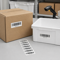 Etiquetas Adhesivas con Código QR ShiDa al por Mayor, Personalizables, con Número de Serie Variable, Material de Papel para Etiquetas de Código de Barras, Color Personalizable