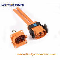 Connecteur Amphenol Hvil YRL-808-002 8 2 Broches Interlock 250A 70mm² Câble d'alimentation haute tension automobile Matériau PA66