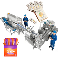 Machine d'emballage de sachets de boisson énergétique probiotique, tri, comptage et emballage en carton pour plusieurs secteurs