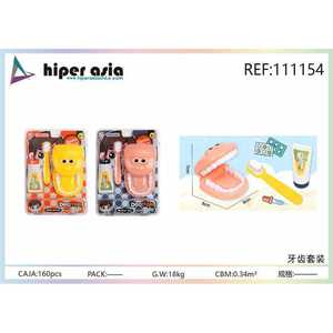 Divertente apprendimento per bambini dentista giocattolo Set con il modello di denti e strumenti dentali per il gioco dei bambini & educazione - Product Image 1