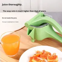 Presse-agrumes manuel portable en plastique PP, multifonction, facile à nettoyer, extracteur de jus de fruits et légumes