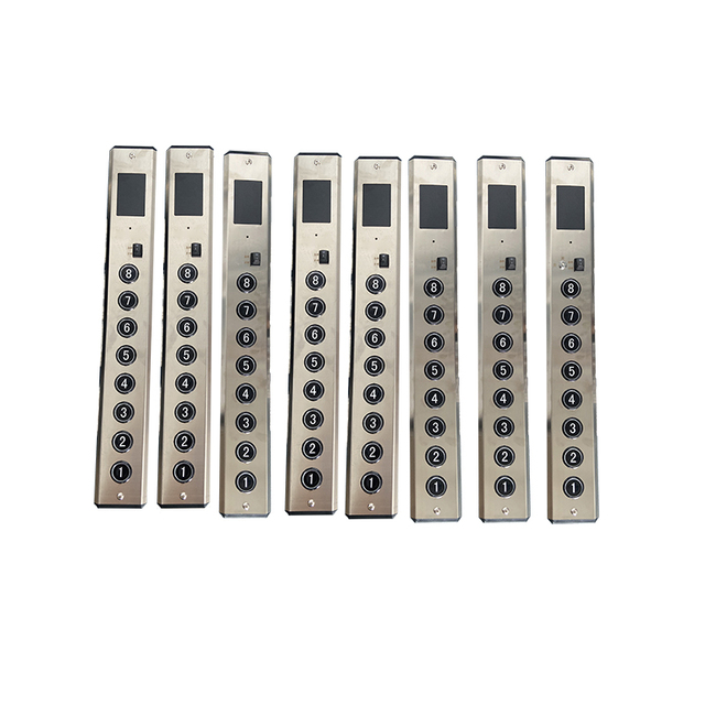 8 Stops Dumbwaiter Call Box Freight Elevator Stainless Steel Call Box Display Elevator Call Panel Button Panel