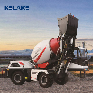 Camion malaxeur à béton auto-alimenté KELAKE blanc, conception 2x3, rayon de braquage court - Product Image 4