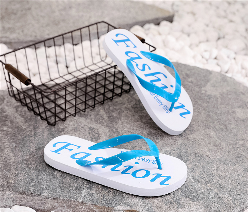 Custom Logo Hollow Flip-flops EVA Hotel Slippers Outdoor Beach Flipflops Slippers