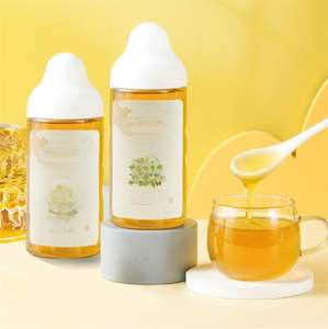 Botella de Silicona de 320 ml <span class=keywords><strong>para</strong></span> Alimentos, Dispensador de Miel con Tapa, 10.6 oz, Botella Flexible <span class=keywords><strong>para</strong></span> <span class=keywords><strong>Salsas</strong></span>, Personalizable con Serigrafía, <span class=keywords><strong>para</strong></span> Mermelada - Product Image 1