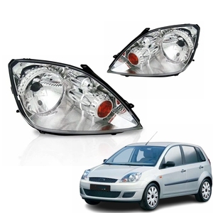 Vente en gros d'usine, phare avant gauche et droit, phare halogène pour <span class=keywords><strong>Ford</strong></span> Fiesta Power MK6 2005-2008 2007 <span class=keywords><strong>2006</strong></span> - Product Image 1